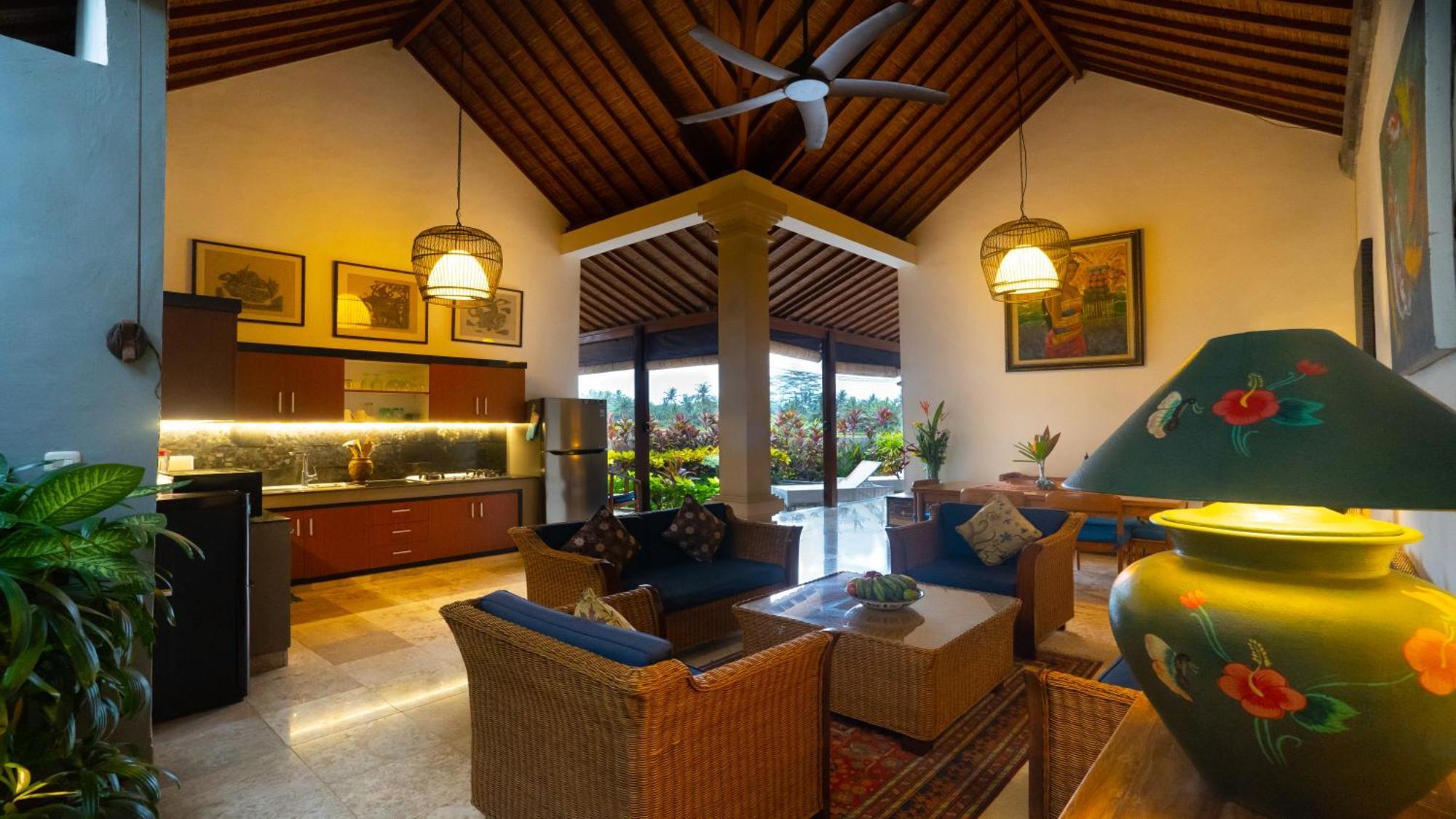 Villa Maya Ubud, Peaceful Rice Field View 외부 사진