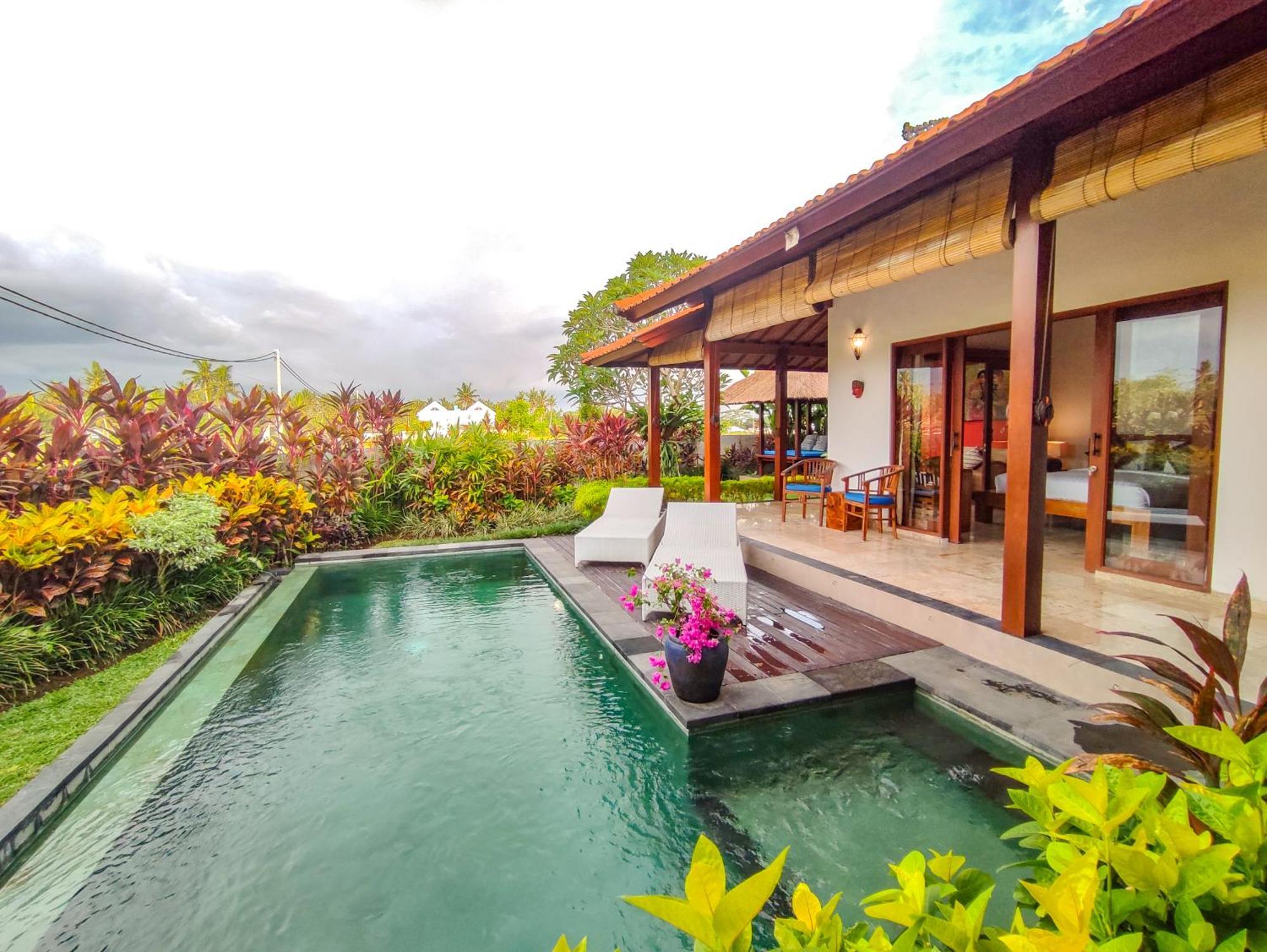 Villa Maya Ubud, Peaceful Rice Field View 외부 사진