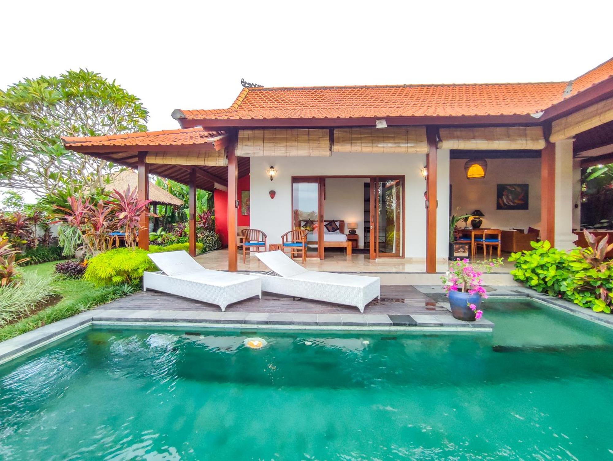 Villa Maya Ubud, Peaceful Rice Field View 외부 사진