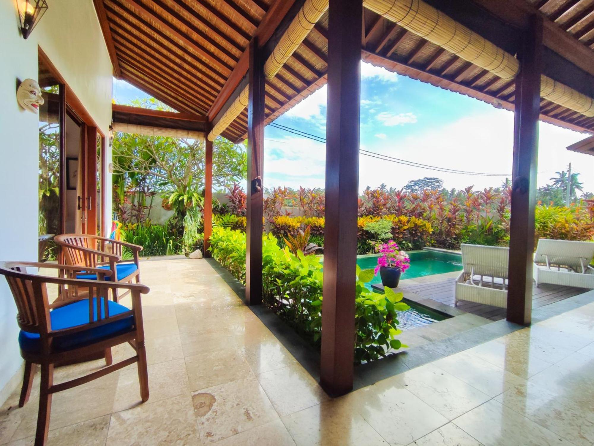 Villa Maya Ubud, Peaceful Rice Field View 외부 사진
